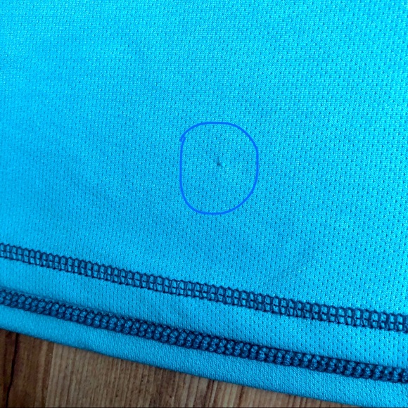 NWOT St. Johns Bay Shirt Active Petite Medium Blue - Picture 9 of 14